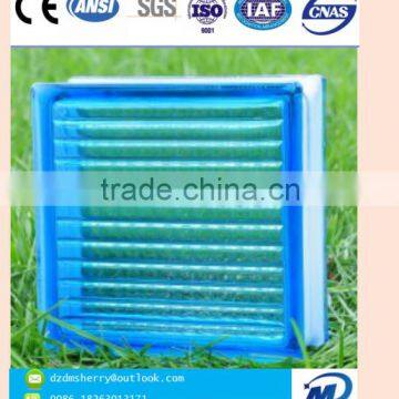 tinted and clear hollow glass block for home decoration