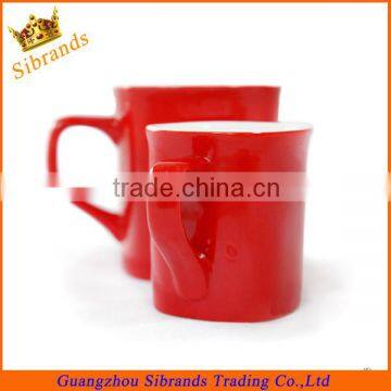 red ceramic mugs/ceramic coffee mugs/mugs for promotion