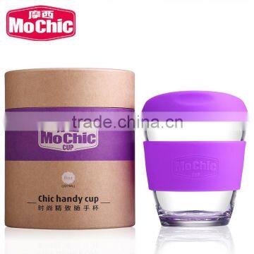 Mochic 8oz ECO Tritan Silicone Coffee Cup With Lids / BPA Free Tea Tumbler Wholesale Coffee Cup Custom Mugs photo-2