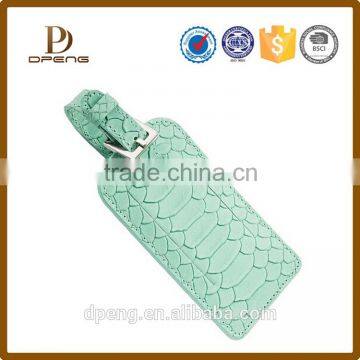 import from China OEM factory Blank Leather Luggage tag