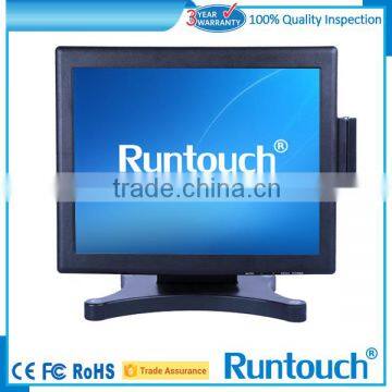 Runtouch RT-1520 New Touch Monitor with Card Reader, Speaker, HD MI, USB and VGA