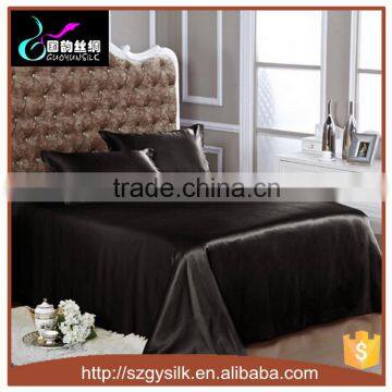 black silk flat sheet