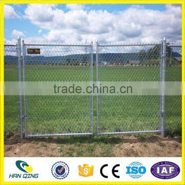 chain linking fence with 40mm OD post