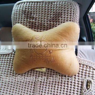 100% polyester bone pillow for embroidery bone shaped neck pillow LS-B-002-A car pillow bone shaped