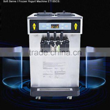 Chinese mixed flavor cheap small soft ice cream machine for wholesale