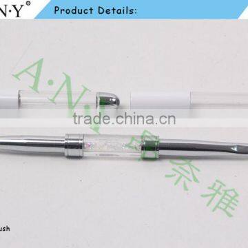 ANY Rhinestone Double Side Using Nail Design 3D Flat Nail Art Brush Angular photo-2