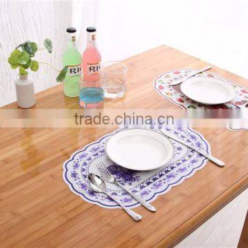 2015 HOT selling eco-friendly pp placemat for round table PP placemat