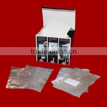 Nail Polish Remover Wrap Alu Foil Sheets With Embossed Logo photo-5