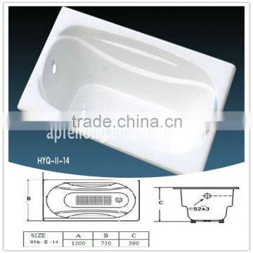 Supplier sell cast iron bathtubs/Cheap Casting Enamel Bathtub 1600mm-1800mm