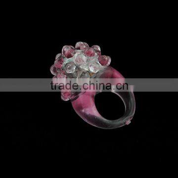 Clear Crystal Wedding Finger Ring Design photo-2