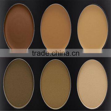 Professional 6 color pressed powder concealer with high quality produced ourselves