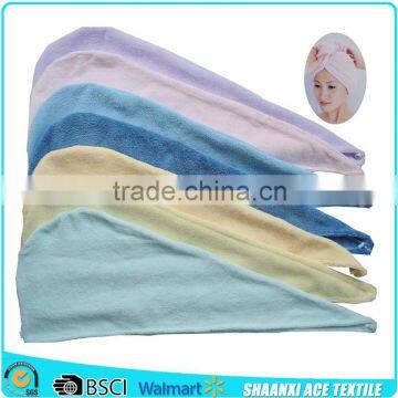 2015 New Microfiber Magic Drying Wrap Towel/Hat/Cap Hair Dry Quick Bath Salon Towels cap