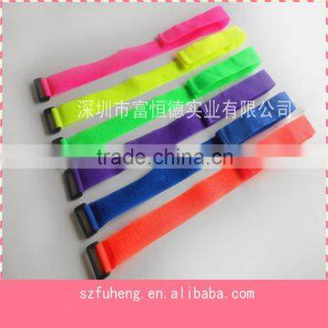 Waterproof nylon tape Colored hook and loop straps