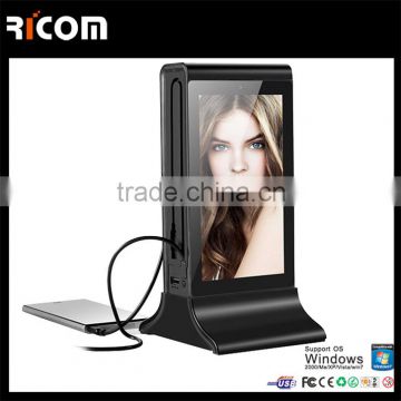 High Capacity 20800mAh Restaurant LCD screen Menu Power Bank