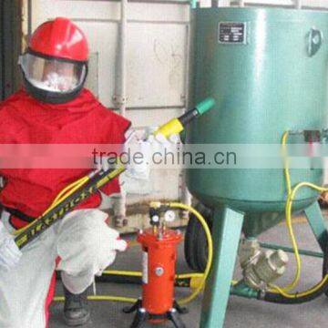 Sand blasting helmet/air respirator/suit