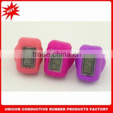 Hot sale silicone mini watch/ring watch/digital watch