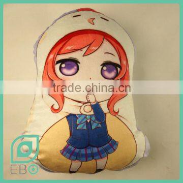 40/70 size pillow anime for sale love live! Maki Nishikino irregular shape plush cushion