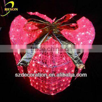 Hot Hanging decor 2014 Lighted Valentine heart