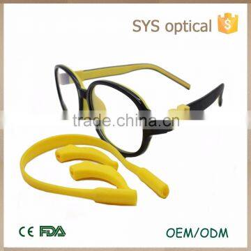 New design dual color clip on kids glasses ,and dismountable temple children optical frame