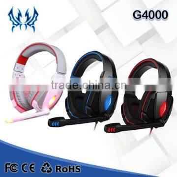 2015 New EACH G4000 Gaming Headset Stereo Bass Headphone Earphone With Microphone For Computer Gamer USB 3.5mm Gold-Plated photo-2