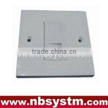 Face Plate, UK type, suitable for RJ45 keystone jacks, size:25x50mm