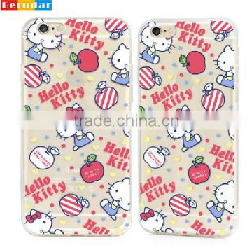 New hello kitty tpu rubber case for iphone 6 plus