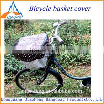 Polyester Nylon Bicycle basket cover/bike basket covers