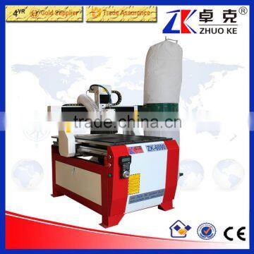 China Popular CNC Router Machine For Wood Double-color Board Acrylic ZK-6090 With Sin