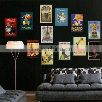 2014 China direct hot animation iron wall painting art