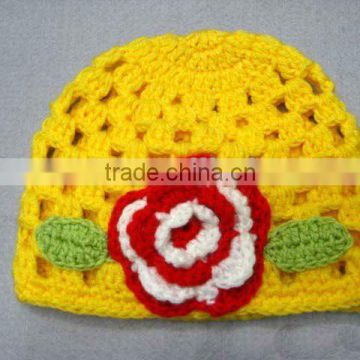 newest knitting cap crochet hat for baby