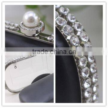 High Quality Jeweled Metal Box Frames Elliptic Clutch Bag Frame photo-2