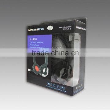 Transparent Digital Headphone Packaging carton