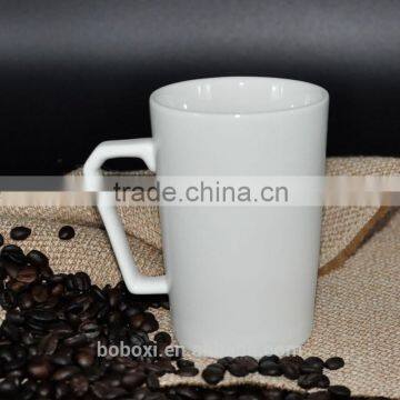 Eco-Friendly Feature 12 OZ sublimation white/black ceramic coffee mug