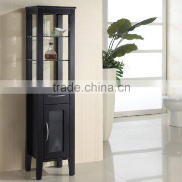 Oak Wood Floor Standing Painted Towel Cabinet