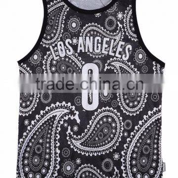 Wholesale 100% Cotton Custom Printed Mens Vest photo-3