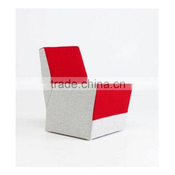 Leisure style single fabric restaurant booths YK7045