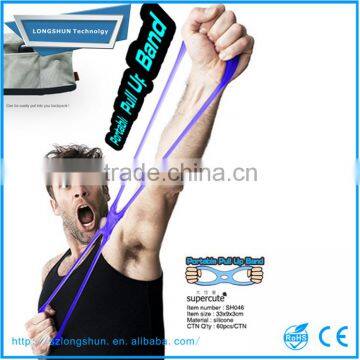 Household Plastic health fitness exercise elastic rope band