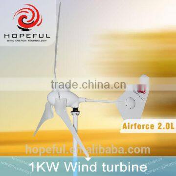 1KW High Efficiency Variable Pitch Wind Turbine Electric Generating Windmills for Sale photo-3