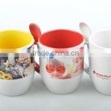 3d sublimaiton customized printing spoon mug