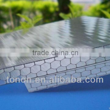 PC063 best price plastic sheets polycarbonate honeycomb sheet made in china