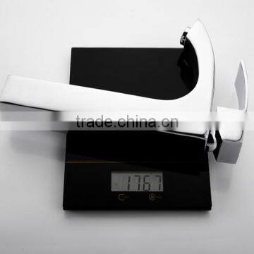 QL-1432 Artistic Brass Faucets Bathroom Chrome Polished Washing Mixer Brass Tap Watermark Faucet Bathroom Basin Faucet photo-3