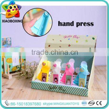 Wholesale high quality hand press micro personal fan