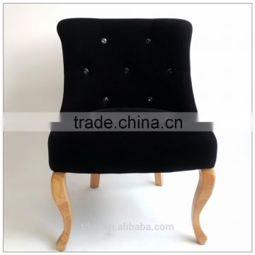 TDX-609 QVB HANGZHOU JIANDE TONGDA ASH WOOD LEG VELVET SEATING AND BACK SIDE SOFA LIVING ROOM SOFA