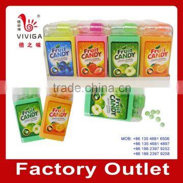 Hot sell Different fruit flavors tablet candy