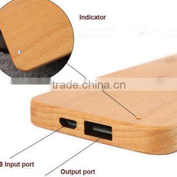 4000mah New Design Wood Material Shell Mobile Power photo-5