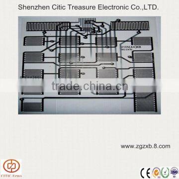 Conductive carbon circuit , soft membrane circuit switch