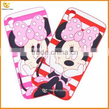Cute silicon case for Alcatel OT6015
