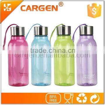 Custom logo outdoor travel plastic water bottle