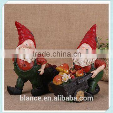 resin elf figurine garden flower pot decoration