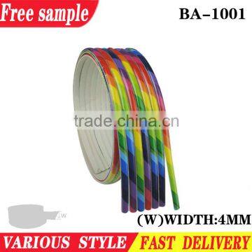 Colorful PVC shoes strip for decorative